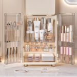 Luxury Transparent Cosmetic Storage Cabinet - Image 5