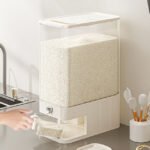 10Kgs Capacity Factory Pressed Rice Drum Moisture-proof Seal Storage Container Multigrain Rice Tank