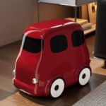 Cute Retro Van Trash Can with Lid - Image 4