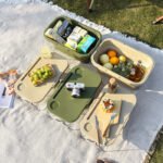 Foldable Camping Storage Box with Serving Tray - Image 4