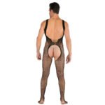 Mens Lingerie One Piece Bodysuits Open Crotch Pantyhose - Image 3