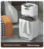 ABS Plastic Laundry Basket for Dirty Clothes - Image 2