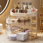 Transparent Makeup Storage Rack - Image 5