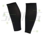 Plus Size Extra Wide Compression Calf Sleeve Lightweight Moisture-Wicking Calf Knee Compression Leg Sleeves - Image 3