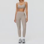 Women's Seamless Gym Wear Set with High Waist Leggings - Image 5