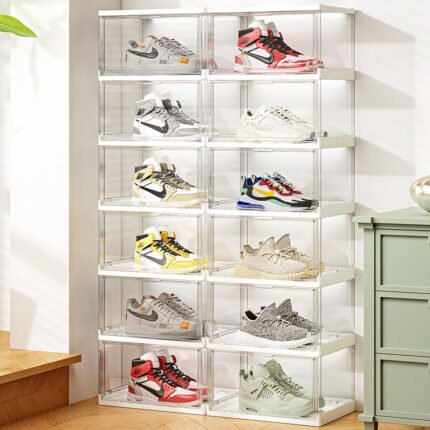 Foldable Stackable Shoe Storage Cabinet