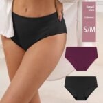 Women's Seamless Mid Waist Panties – Soft, Breathable & Skin-Friendly Comfort Fit Underwear
