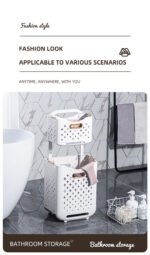 ABS Plastic Laundry Basket for Dirty Clothes - Image 4