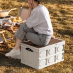 Premium Foldable Storage Box with Wooden Lid - Image 5