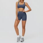 Women's Seamless Gym Wear Set with High Waist Leggings - Image 4