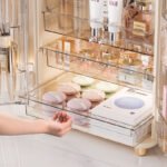 Luxury Transparent Cosmetic Storage Cabinet - Image 3