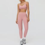Women's Seamless Gym Wear Set with High Waist Leggings - Image 6