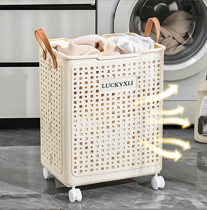 Heb9af59c5f864cce870b11de162e709eQ Multipurpose Clothes & Toy Storage Basket - Image 1