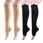 Breathable Zipper Compression Socks for Men & Women