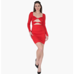 Chic Long Sleeve Party Dress For Women