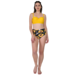 Girl’s Floral Print Bra Party Set