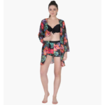 Multi-Colour Floral Cover Up Swimwear for Women