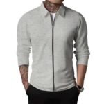 Men's Slim Fit Zip-Up Fleece Jacket - Image 6