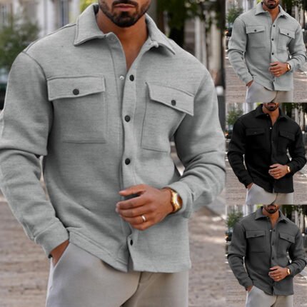 Men's Winter Polo Collar Jacket