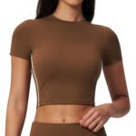 Women’s Stretchable Yoga & Workout T-Shirt - Image 2