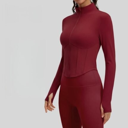 Women's Slim Fit Gym & Yoga Jacket