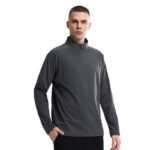 Men’s Long Sleeve Half-Zip Sports T-Shirt - Image 6