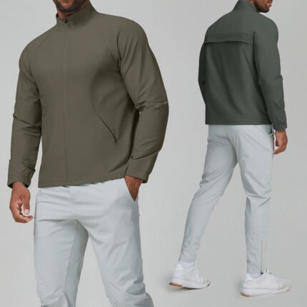 Men’s Full-Zip Outdoor Running Jacket