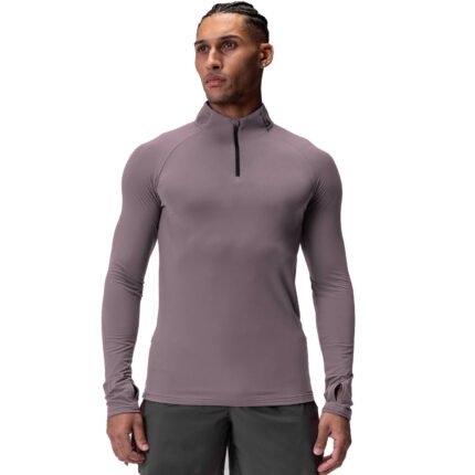 Men’s Long Sleeve Half-Zip Workout Top