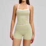 Girls’ Stretchable Activewear Crop Top for Women - Image 2