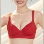 Women’s Breathable Seamless Bra – Soft Push-Up Comfort Fit