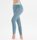 Yoga Pants Women's Leggings- High-waist Hip-lifting Fitness Exercise Running Outer Wear Quick-drying - Image 3