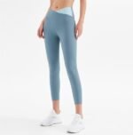 Yoga Pants Women's Leggings- High-waist Hip-lifting Fitness Exercise Running Outer Wear Quick-drying - Image 4