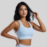 Women Yoga Activewear Halter Twist Back Sports Bra Buttery Soft Stretchy for Gym Running Daily