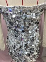 Women's Dress Sequin Bodycon Dress - Image 4
