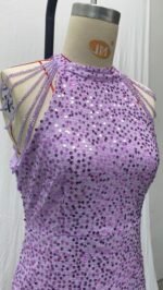 Women's Dress Tassel bodycon crystal sequin dress - Image 6