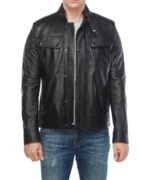 Men’s 100% Real Leather Jacket - Image 5