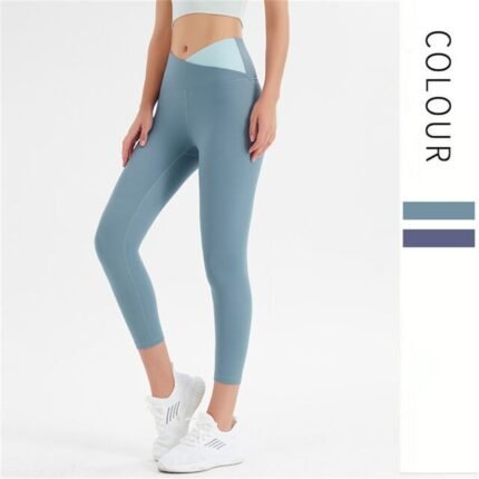 Yoga Pants Women's Leggings- High-waist Hip-lifting Fitness Exercise Running Outer Wear Quick-drying